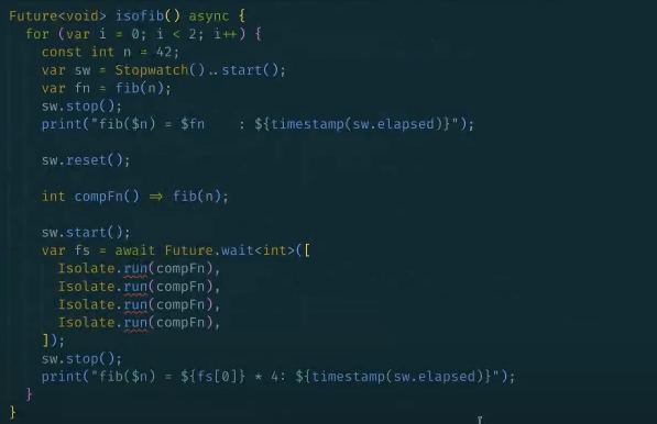 Mejor gestión de isolates con Isolate.run()