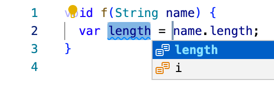 Visual Studio Code después de extraer una variable local.