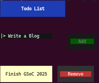 Aplicación de lista de tareas basada en terminal construida con Pixel Prompt.