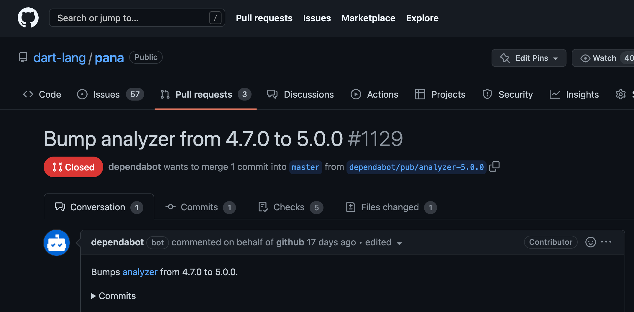 Colaborando con GitHub en seguridad de cadena de suministro para paquetes de Dart