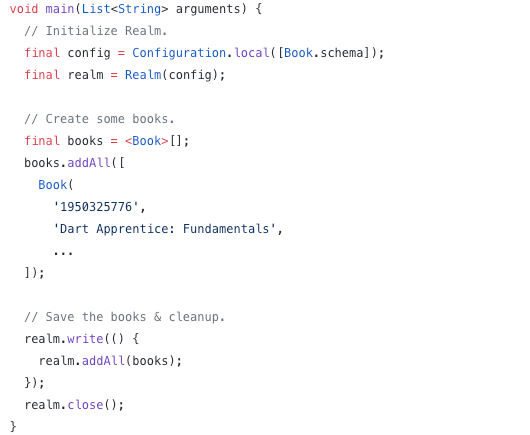 Introduciendo Realm para Dart y Flutter