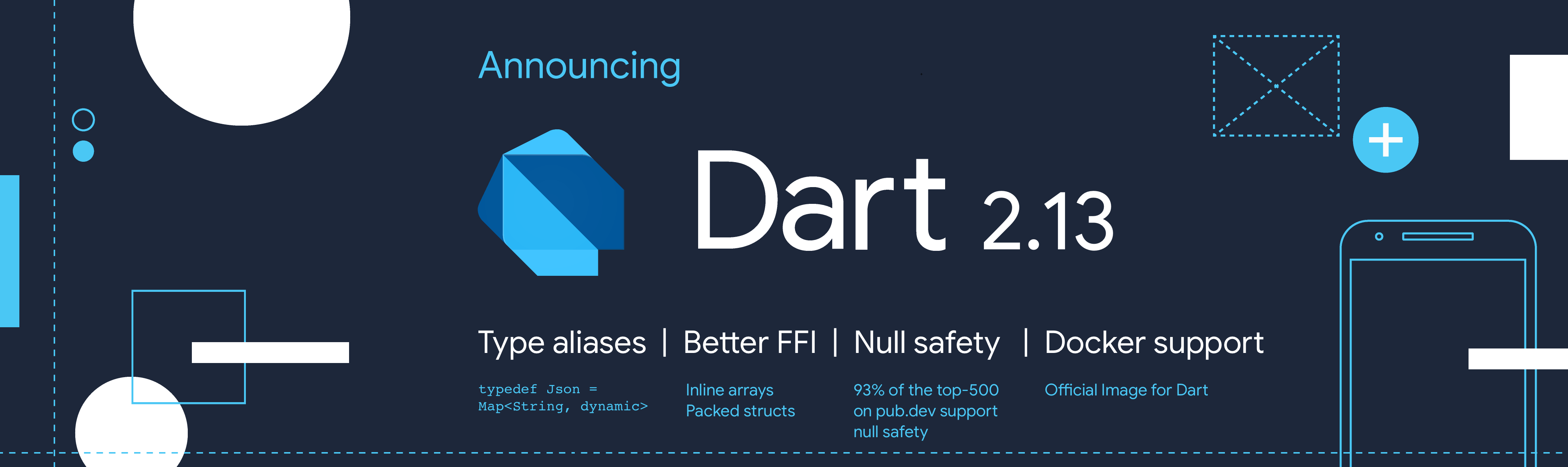 Anunciando Dart 2.13