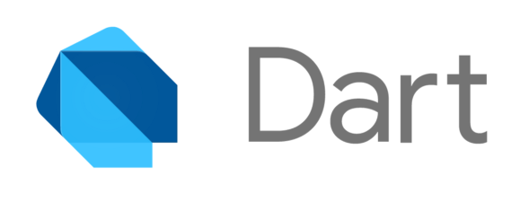El logo de Dart.